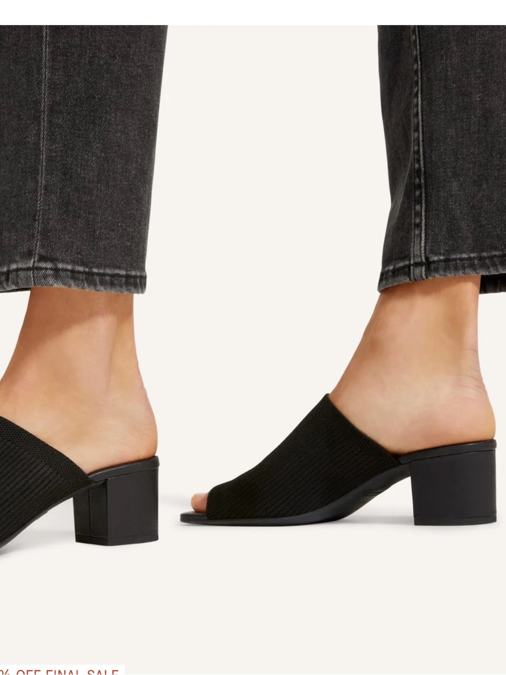 Everlane Shoes 9.5 Glove Mule Sandal Black